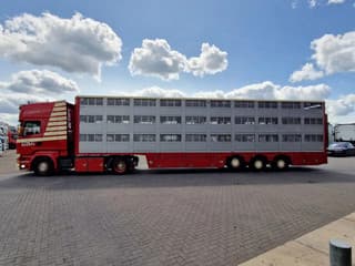 Scania R450 + 3 deck livestock - Water &Ventilation - Loadlift - - Image 38