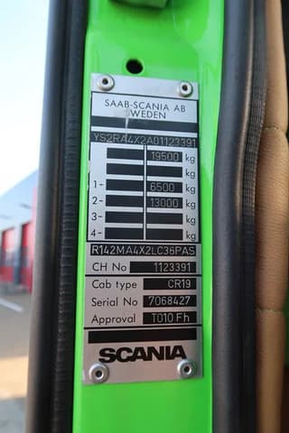 Scania R142-V8 R 142 MA - 1987 - Retarder - Oldtimer - Good Condtion. - Image 14
