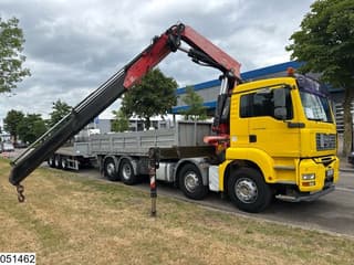 MAN 35 400 8x2, Handgeschakeld, Fassi, Remote, Combi - Image 3