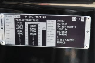 Scania S650 Retarder, Full Air, Full LED, King of the road, PTO Nice Truck. www.companjen.nl - Image 40