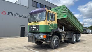 MAN 28.372 (6X6 / BIG AXLE / STEEL SUSPENSION / MANUAL PUMP / 6 CYLINDER / POMPE MANUELLE) EL24091
