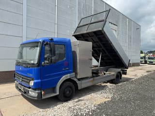 Mercedes-Benz 815 4X2 3 WAY KIPPER FULL STEEL MANUAL GEAR - Thumbnail 1