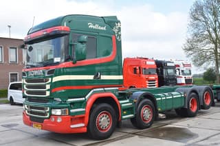 Scania R520 HL V8 8x2 - EURO 6 - MANUAL - RETARDER - WHEELBASE: 510 cm - 10 TONS FRONT AXLE - XENON - - Thumbnail 1