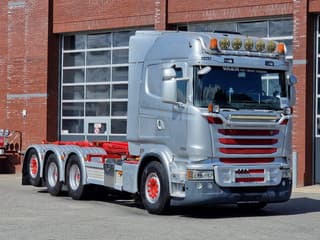 Scania R490 8x4*4 - HIAB XR24SL58 24T hooklift - Euro 6 - Full air - Steering axle - Image 3
