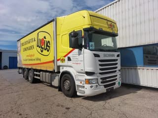 Scania R450 Topline 6x2*4 - Special alu curtains - 2.000 KG loadlift - Retarder - Full air - 4.90 WB - Thumbnail 1