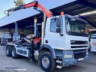 DAF CF 85.410 6x4 Steel springs, Palfinger PK 16001, Palift TC10955