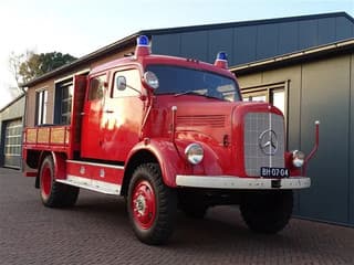 Mercedes-Benz LP 1117 4x4 TURBO Motor Brandweerauto Vw motor met Waterpomp in openlaadbak