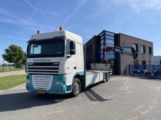 DAF XF105.410 Platform / HMF 2220 Crane + Remote / 6x2 / Euro 5 LT3967