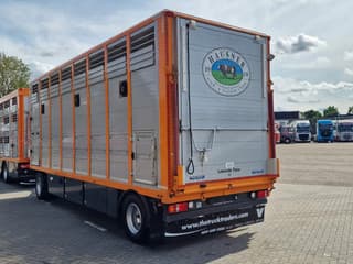 DAF 530 4x2 - Livestock Menke + 2018 Menke trailer 2 deck - Water + Ventilation - Lifting roof - Image 71