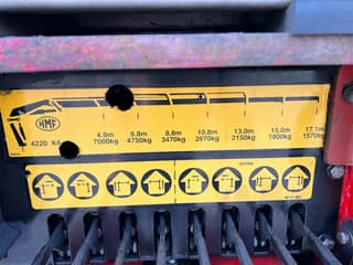 DAF 6X4 EURO 5 + HMF 4220 K6 + REMOTE CONTROL + RETARDER - Image 9