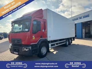 Renault D WIDE 320 6x2/4 / Closed box /  Dhollandia