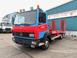 Mercedes-Benz LK 814 RECOVERY TRUCK / CAR-MACHINE TRANSPORTER (6-CILINDER / MANUAL GEARBOX / FULL STEEL SUSPENSION / WINCH / HYDRAULIC RAMPS)