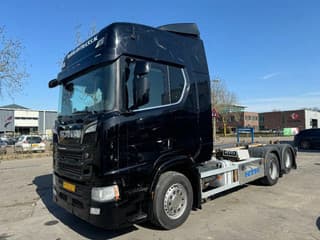 Scania R580 V8 6X2 VDL HOOK 20T RETARDER EURO 6 2 UNITS - Image 12