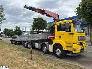 MAN 35 400 8x2, Handgeschakeld, Fassi, Remote, Combi - Image 2