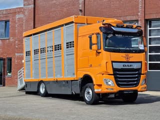DAF 530 4x2 - Livestock Menke + 2018 Menke trailer 2 deck - Water + Ventilation - Lifting roof - Image 57