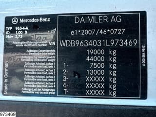 Mercedes-Benz 1843 EURO 6, Retarder, Standairco - Image 7