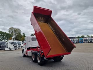 Scania T124-470 6x2 - Tipper - Manual gearbox - Full steel - Robson Drive - New Engine - Torpedo/Hauber - Image 6