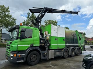 Scania P360 8X2 - HIAB 211BW-3 + FAUN VARIOPRESS - ONLY 198.135 KM - Thumbnail 1