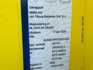 DAF CF 75.250 2004 - 4X2 + PALFINGER PK10000 + 3-SIDE TIPPER 12 TON afbeelding 28