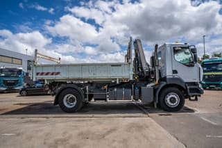 Renault KERAX 370 DXI + TRI BENNE+HIAB 16t/m + 2 EXT - Image 9