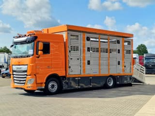 DAF 530 4x2 - Livestock Menke + 2018 Menke trailer 2 deck - Water + Ventilation - Lifting roof - Image 23