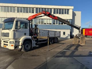 MAN TGA 2006 - 26.350 6X2 KIPPER + PALFINGER PK16502 + REMOTE CONTROL afbeelding 5