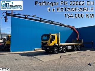 Iveco Stralis 480 8X4, EURO 6D, Retarder, Palfinger