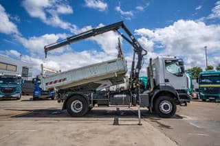 Renault KERAX 370 DXI + TRI BENNE+HIAB 16t/m + 2 EXT - Image 3