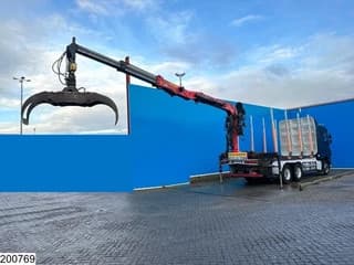 DAF XF 530 6x4, Wood transport, Retarder, Loglift ET450 - Image 4