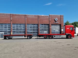 DAF 410 6x2 SpaceCab - Flatbed - Euro 6 + 2 axle trailer BPW - Image 8