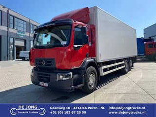 Renault D Wide 320 DTI 8 / Closed box / Euro 6 / Dhollandia