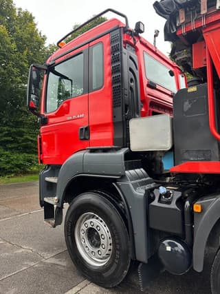 MAN 35.440 8x4*blatt* FLIEGL*Asphaltschieber*Schubboden - Image 5