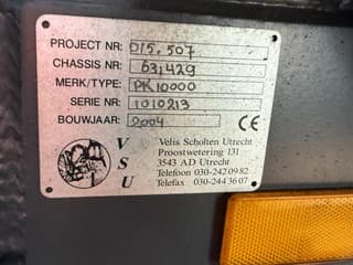 DAF CF 75.250 2004 - 4X2 + PALFINGER PK10000 + 3-SIDE TIPPER 12 TON afbeelding 12