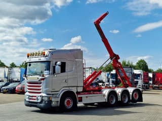 Scania R490 8x4*4 - HIAB XR24SL58 24T hooklift - Euro 6 - Full air - Steering axle - Image 5