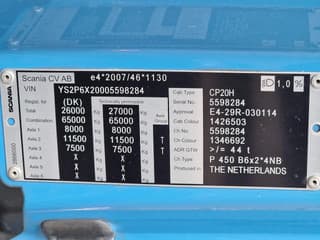 Scania P450 Highline 6x2*4 - Zepro loadlift - Steering axle - 5.15 WB - Full air - - Image 24