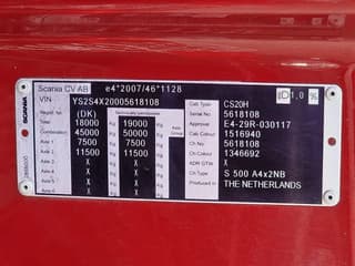Scania S500 NGS Highline 4x2 - Retarder - Night clima - Full air - Custom interior - Full spoiler - 2 tank - Image 25