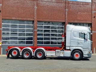 Scania R490 8x4*4 - HIAB XR24SL58 24T hooklift - Euro 6 - Full air - Steering axle - Image 62