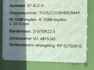 Volvo 6X2 EURO 6 VDL 21T HOOK - Image 25