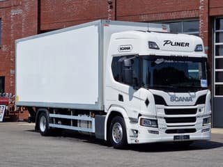 Scania P P320 4x2 Box with side doors - Loadlift - Full air - Led - Leather - Sleeper cab