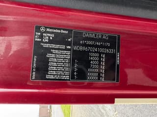 Mercedes-Benz 1016 4X2 - EURO 6 + DHOLLANDIA LIFT - Image 24