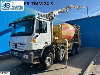 Mercedes-Benz Actros 3244 8x4, PUMI, Putzmeister, 24 MTR, Telligent 16