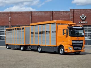 DAF 530 4x2 - Livestock Menke + 2018 Menke trailer 2 deck - Water + Ventilation - Lifting roof - Image 84