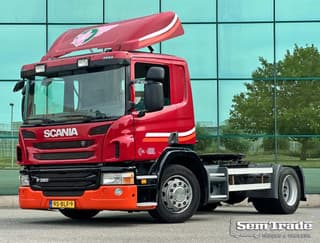 Scania P320 EURO 5 FULL AIR DAY CAB LOW DECK 615.000 KM HOLLAND TRUCK - Thumbnail 1