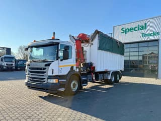 Scania P320 6x2 / Retarder / Kipper (37m3) / HMF 2620-K3 / Only 143.228km !! - Image 4