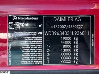 Mercedes-Benz 1951 EURO 6, Retarder - Image 7