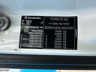 Mercedes-Benz 1843 EURO 6, Retarder, PTO, Standairco - Image 7