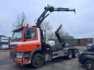 DAF 6X2 + MKG 141 A2 CRANE + 20 TON HOOKLIFT - EURO 3 - MANUAL GEAR - 10 TYRES - Image 2