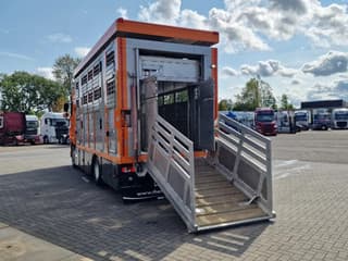 DAF 530 4x2 - Livestock Menke + 2018 Menke trailer 2 deck - Water + Ventilation - Lifting roof - Image 24
