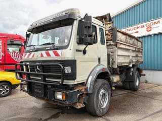 Mercedes-Benz K V8 4x2 FULL STEEL KIPPER (ZF16 MANUAL GEARBOX / FULL STEEL SUSPENSION / REDUCTION AXLE / P.T.O.) - Thumbnail 1