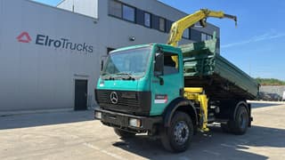 Mercedes-Benz SK 1722 (4X4 / LAMES / GRAND PONT / GRUE / TRES PROPRE / BIG HUB / STEEL SUSP. / V6) EL23732